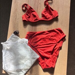 CUUP Red Bikini Set